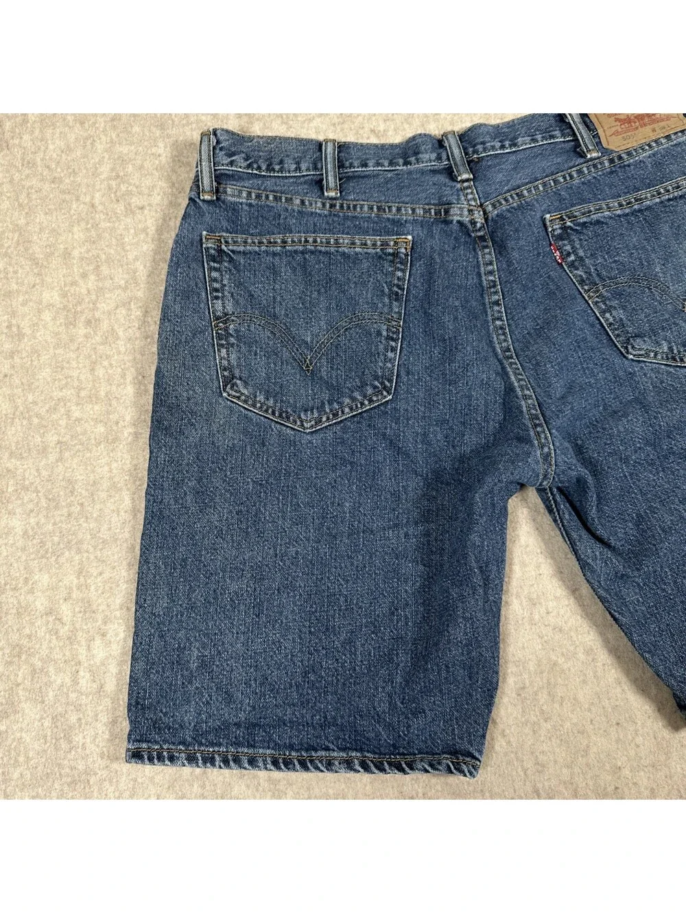 Vintage Levis Shorts Mens 38 Blue Denim 505 Jeans Jorts Dad 10